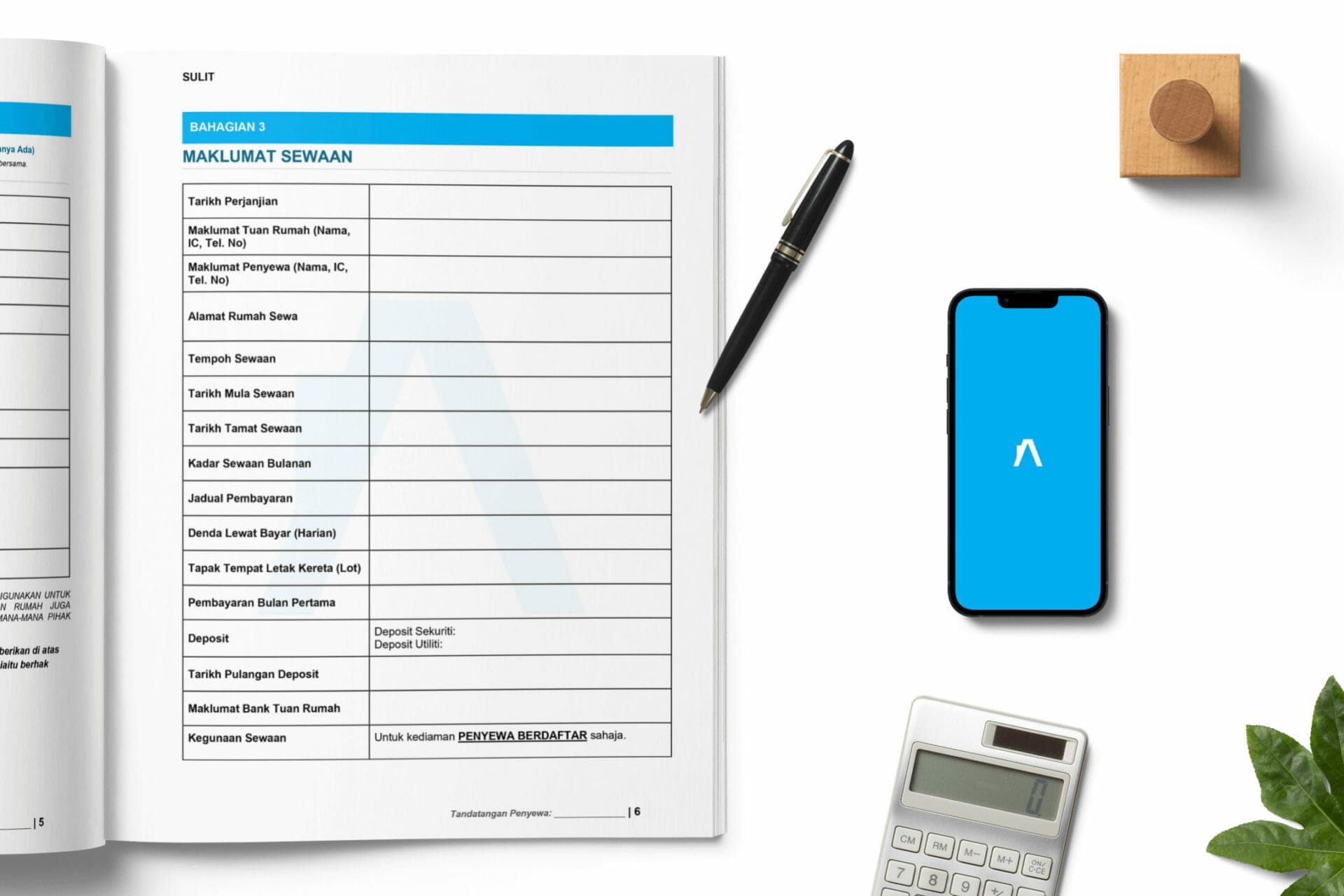 Sample Tenancy Agreement - Details of Rentals