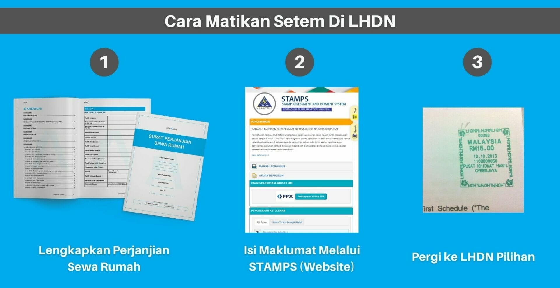 Contoh Surat Perjanjian Sewa Rumah - Cara Matikan Setem Di LHDN (1)